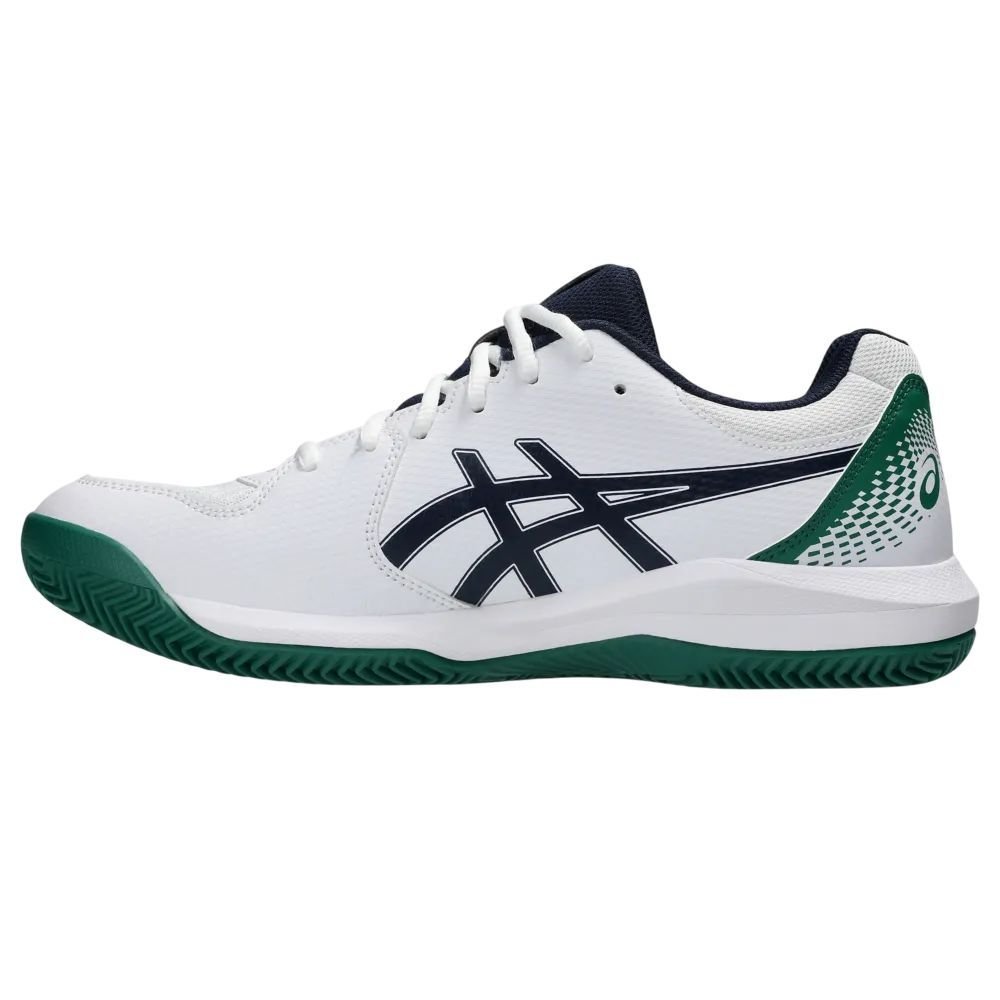 Tênis Asics Gel Dedicate 8 Clay Masculino 1041A448-105 Branco/Verde Escuro 2