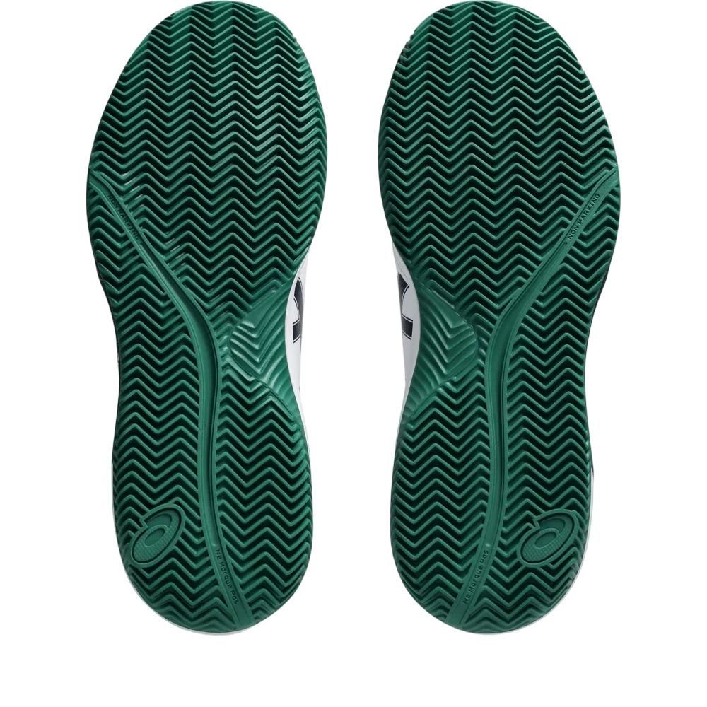 Tênis Asics Gel Dedicate 8 Clay Masculino 1041A448-105 Branco/Verde Escuro 7