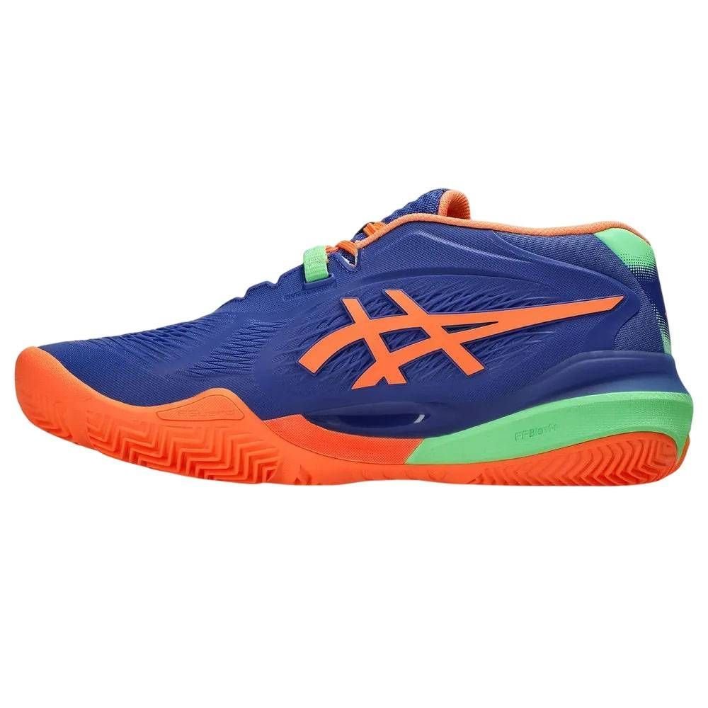 Tênis Asics Gel Resolution X Padel Masculino 1041A492-402 Azul/Laranja 2