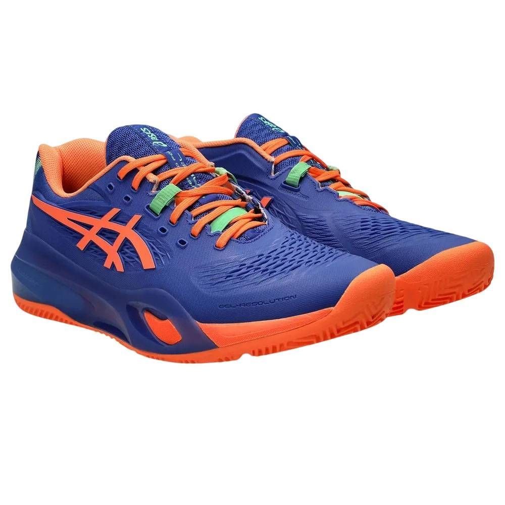 Tênis Asics Gel Resolution X Padel Masculino 1041A492-402 Azul/Laranja 3