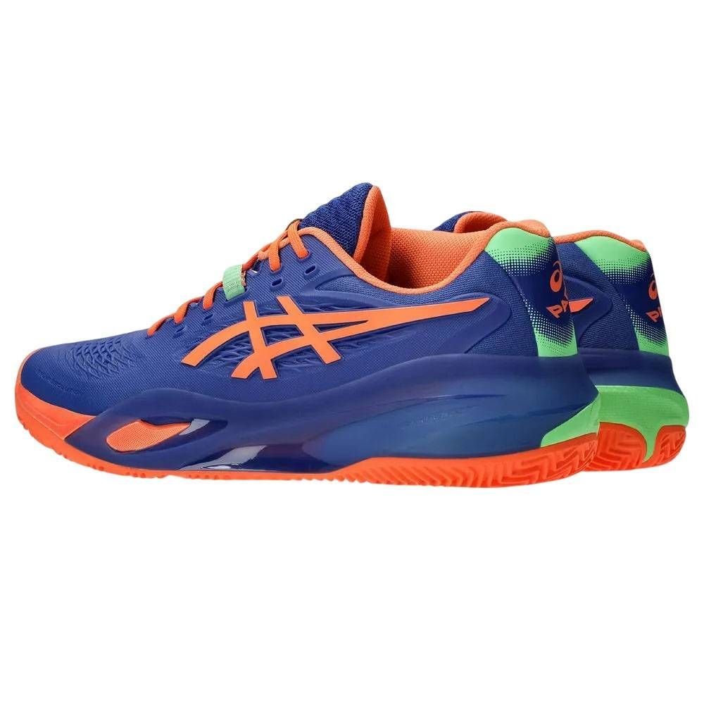 Tênis Asics Gel Resolution X Padel Masculino 1041A492-402 Azul/Laranja 4