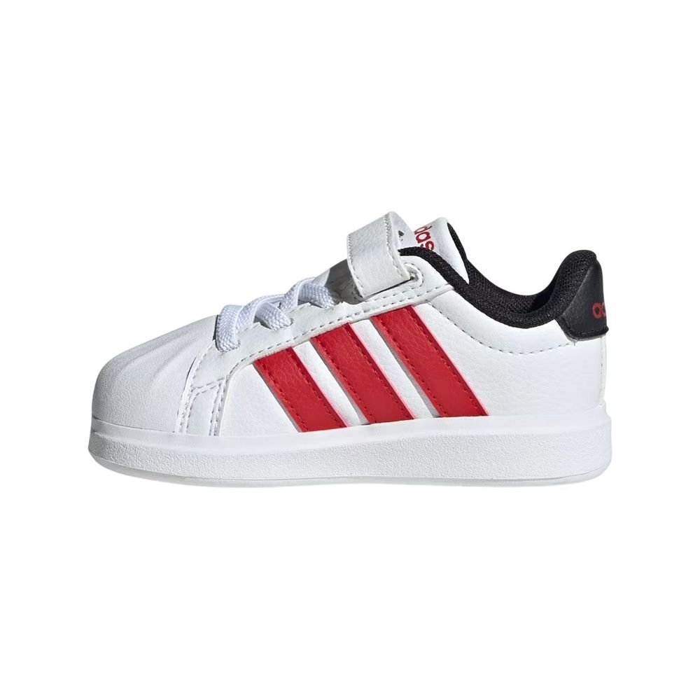 Tênis Infantil Adidas Street Talk JQ8607 Branco/Vermelho 2