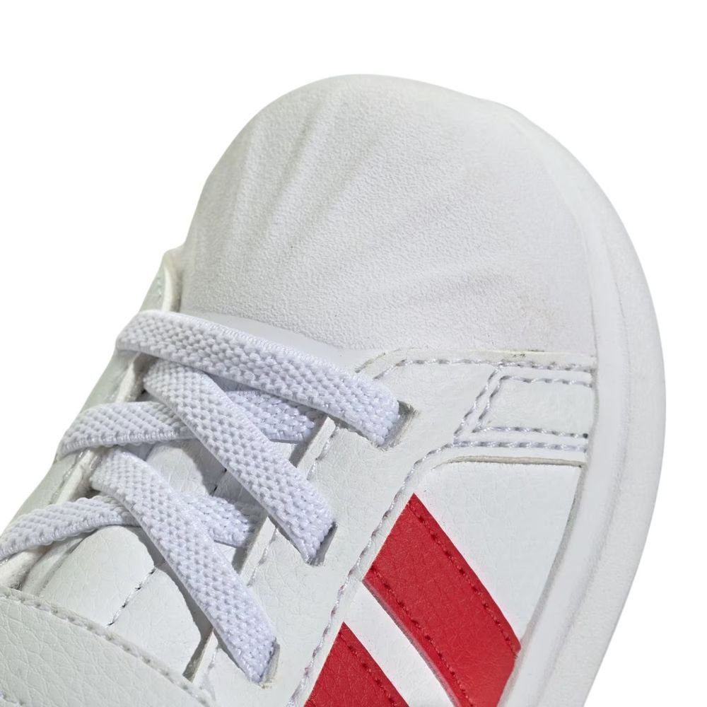 Tênis Infantil Adidas Street Talk JQ8607 Branco/Vermelho 7