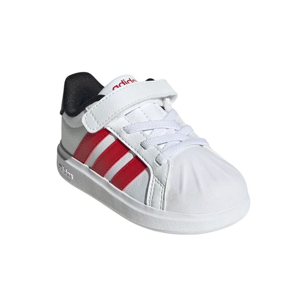 Tênis Infantil Adidas Street Talk JQ8607 Branco/Vermelho 3