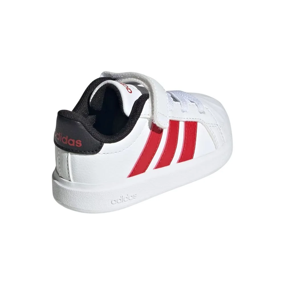 Tênis Infantil Adidas Street Talk JQ8607 Branco/Vermelho 4