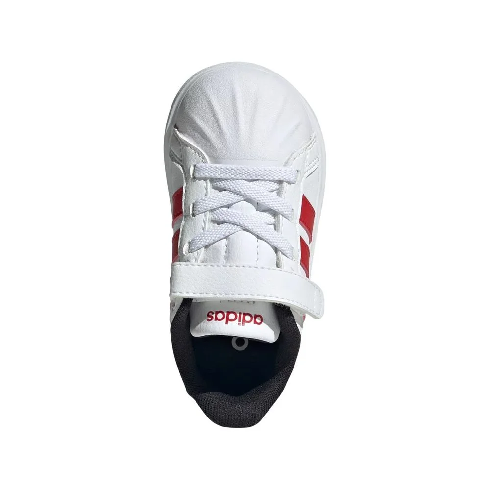 Tênis Infantil Adidas Street Talk JQ8607 Branco/Vermelho 5