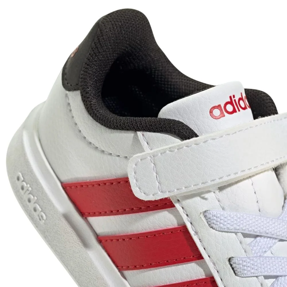 Tênis Infantil Adidas Street Talk JQ8607 Branco/Vermelho 8