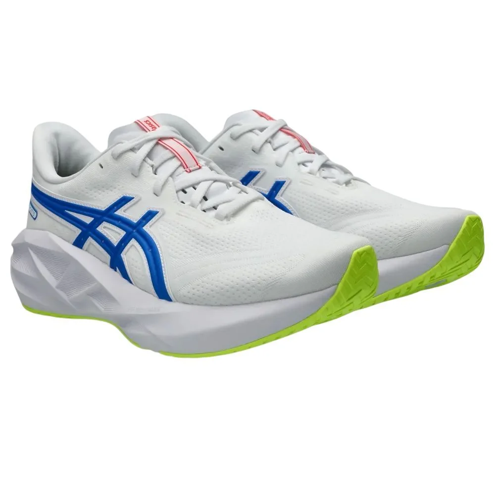 Tênis Asics Novablast 5 Masculino 1011C137-100 Branco/Azul 3