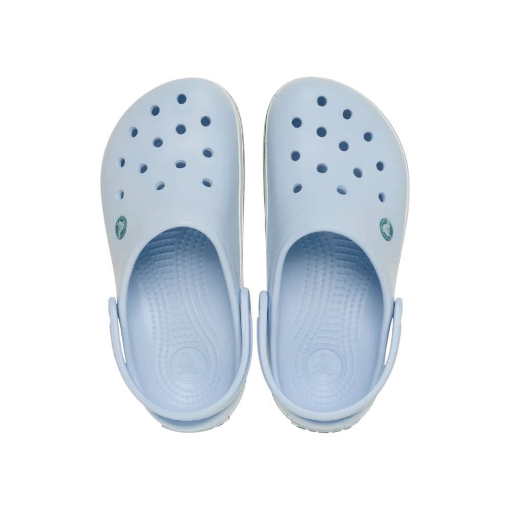 Sandália Juvenil Crocs Crocband Speckled Bd Clog 211645-4WK Azul Claro/Branco 5