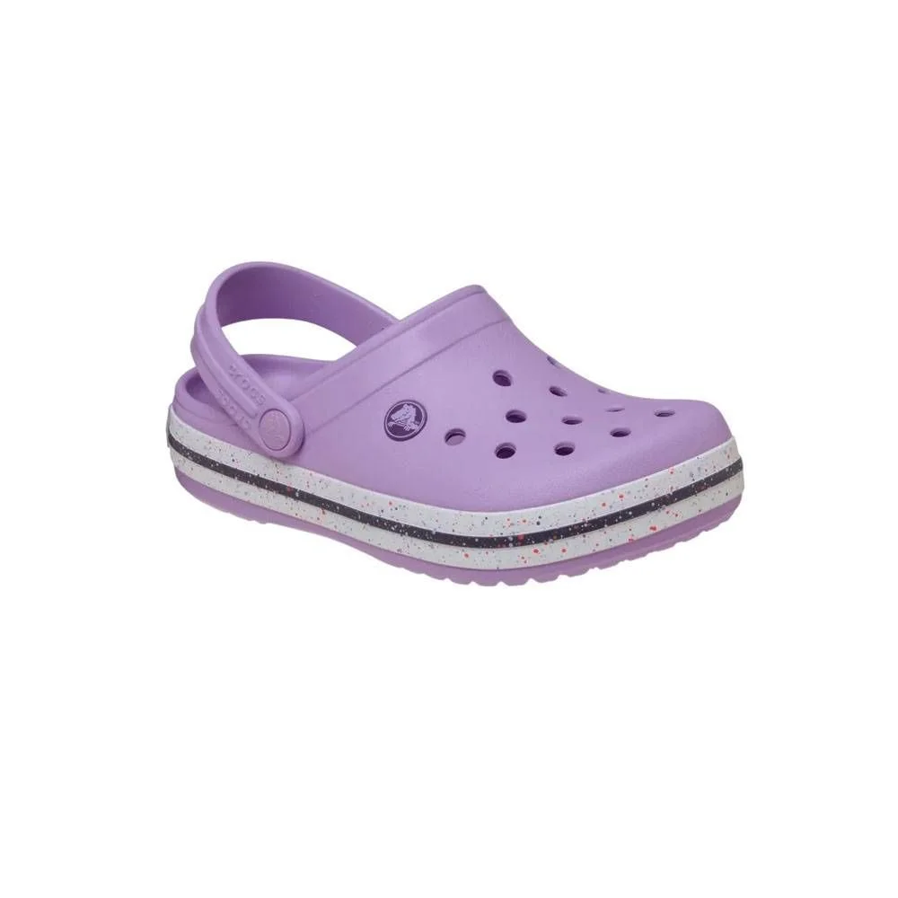 Sandália Infantil Crocs Crocband Speckled Bd Clog 211646-530 Roxo 2