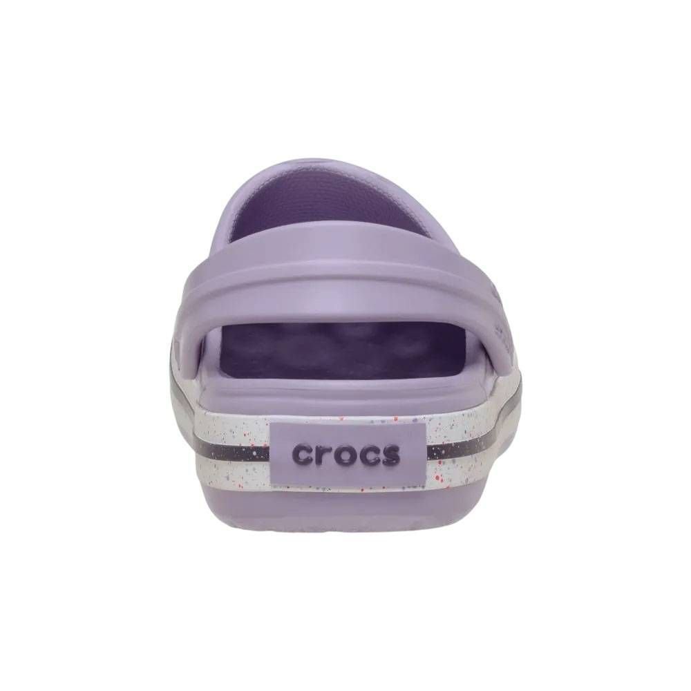 Sandália Infantil Crocs Crocband Speckled Bd Clog 211646-530 Roxo 4