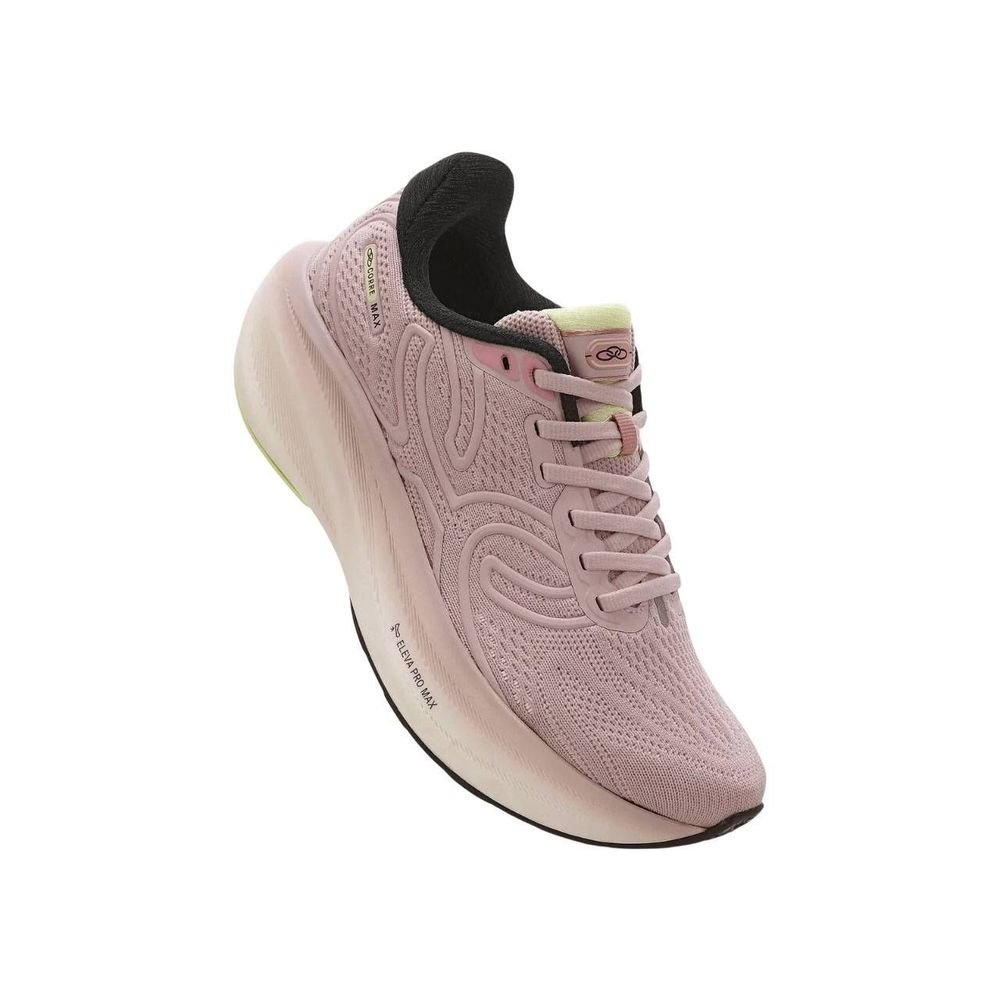 Tênis Olympikus Corre Max Feminino 43758365-MIST Rosa Claro/Preto 3