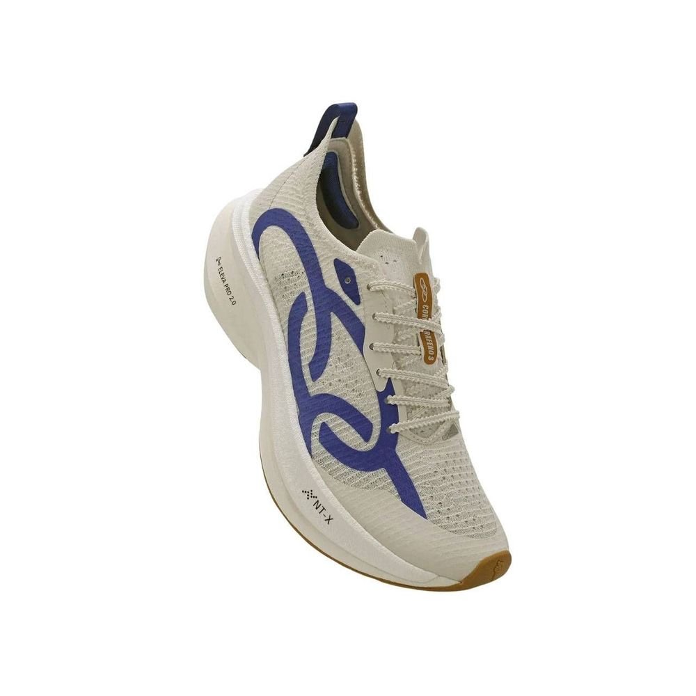 Tênis Olympikus Corre Grafeno 3 Feminino 43245330-AREOLY Creme/Azul 3