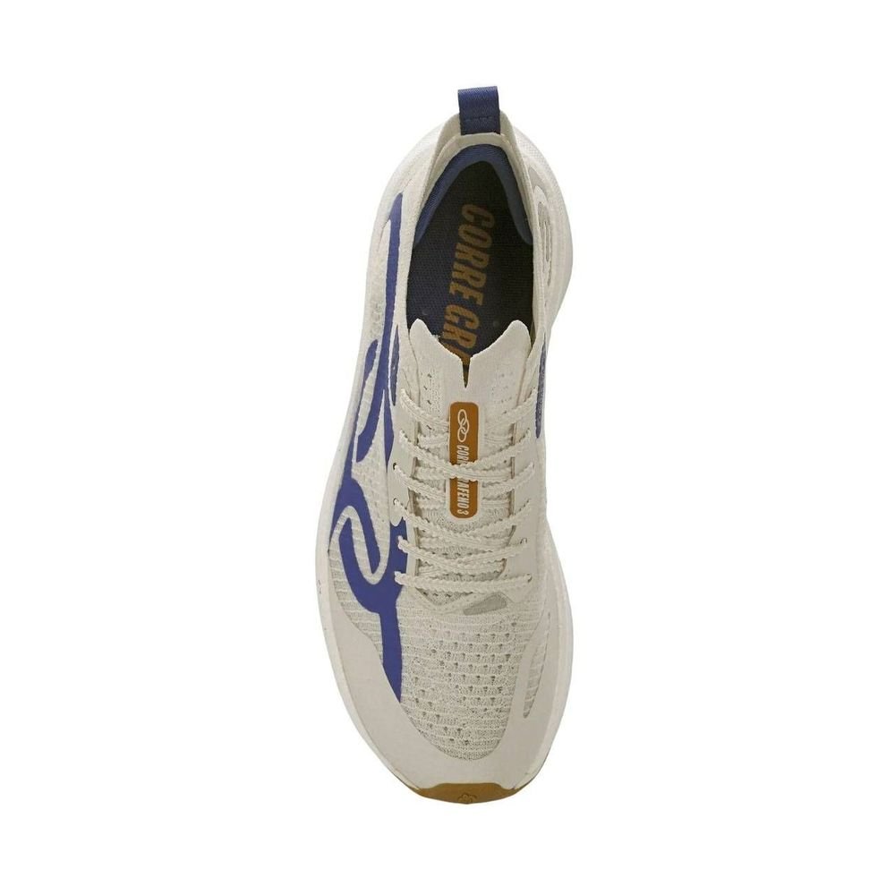 Tênis Olympikus Corre Grafeno 3 Feminino 43245330-AREOLY Creme/Azul 4