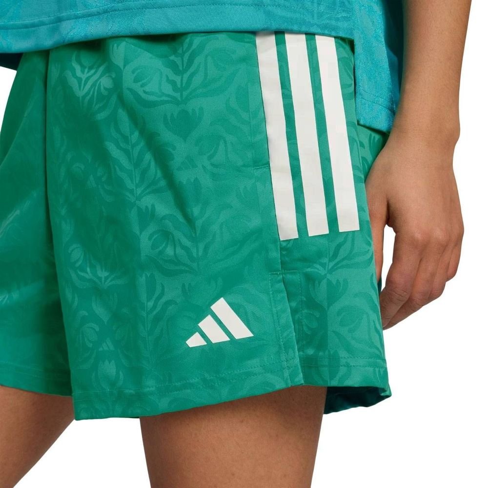 Shorts Adidas Tiro Q3 Feminino JL9208 Verde 5