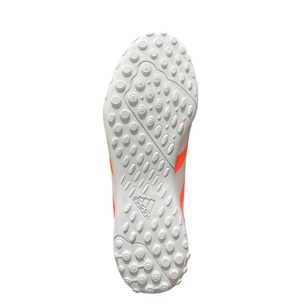 Chuteira Juvenil Adidas Society Predator 25 Essential JI1105 Laranja/Branco 7