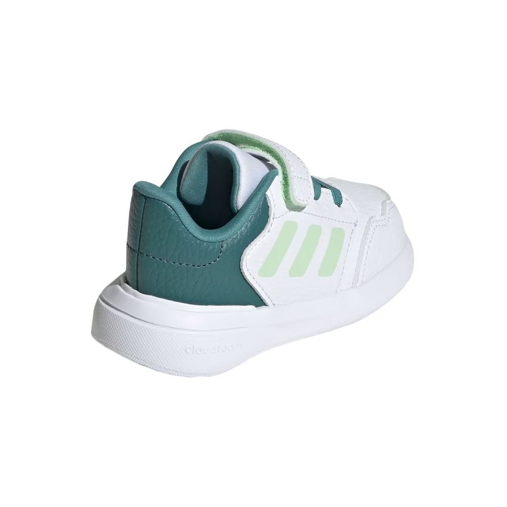 Tênis Infantil Adidas Tensaur Run 3.0 JR6052 Branco/Verde 4