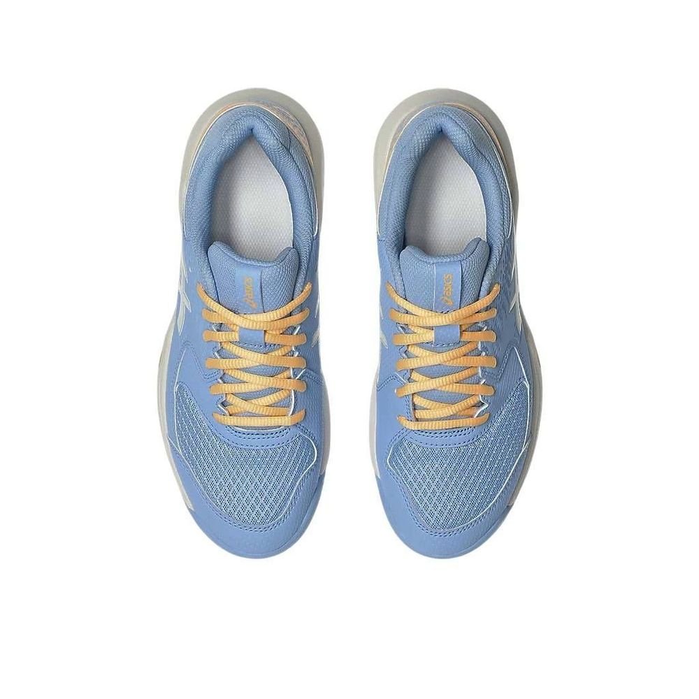 Tênis Asics Gel Dedicate 8 Padel Feminino 1042A241-401 Azul Claro/Laranja 5