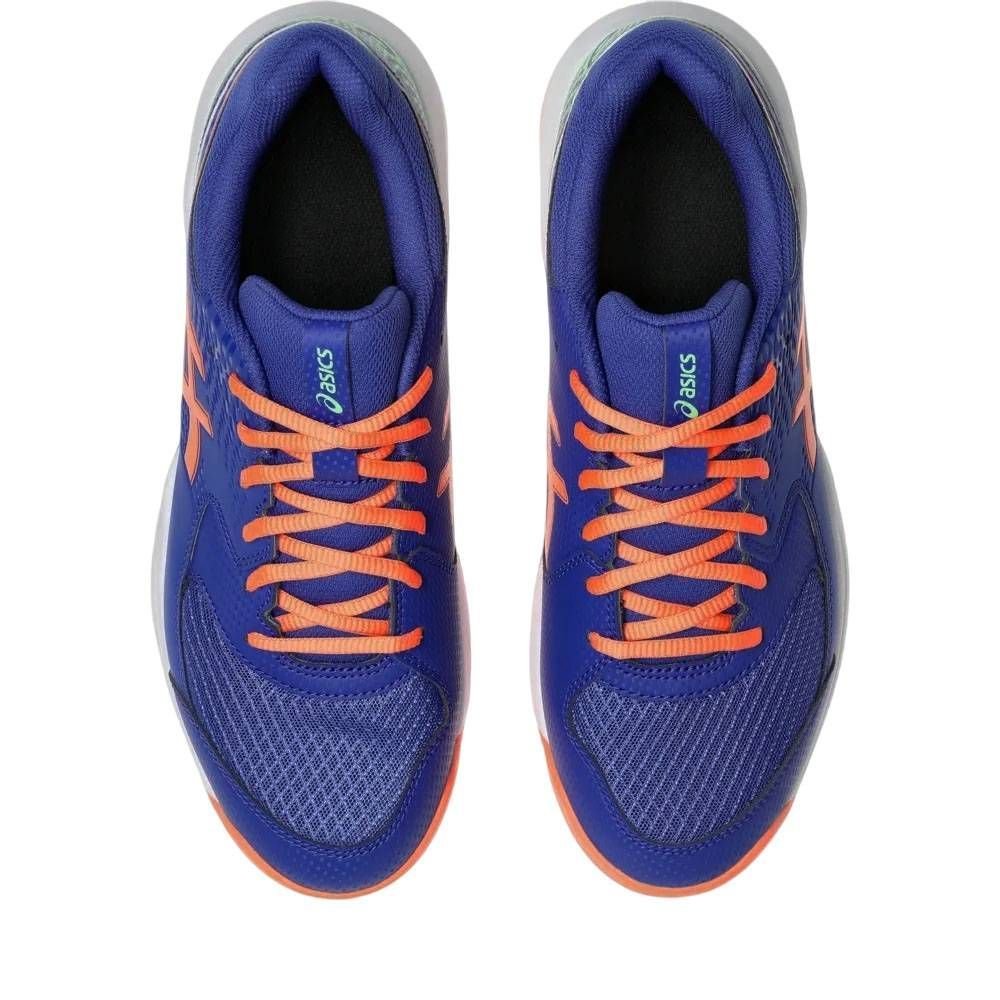 Tênis Asics Gel Dedicate 8 Padel Masculino 1041A414-406 Azul/Laranja 5