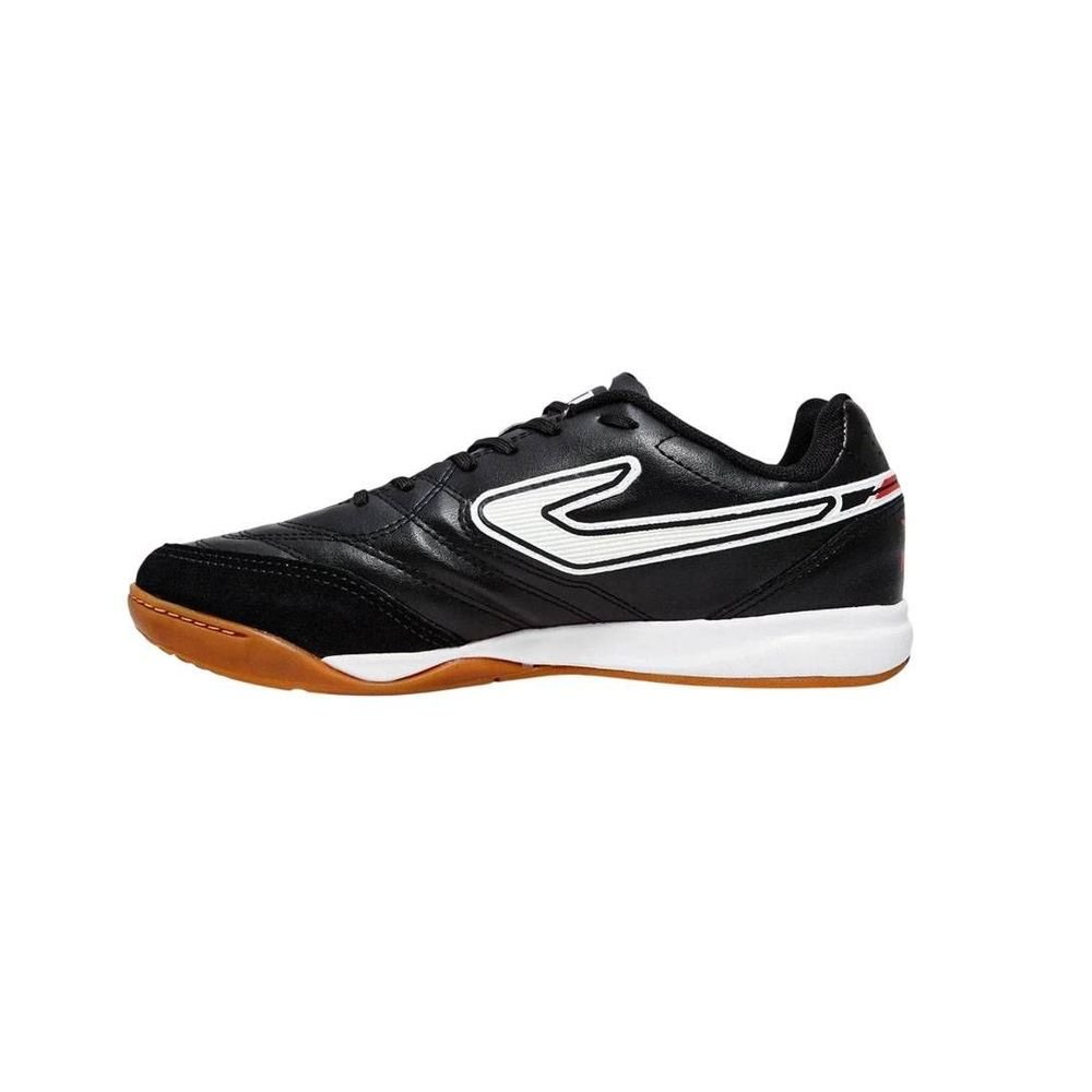 Chuteira Juvenil Topper Futsal Maestro Club V TP08450001 Preto/Branco 2