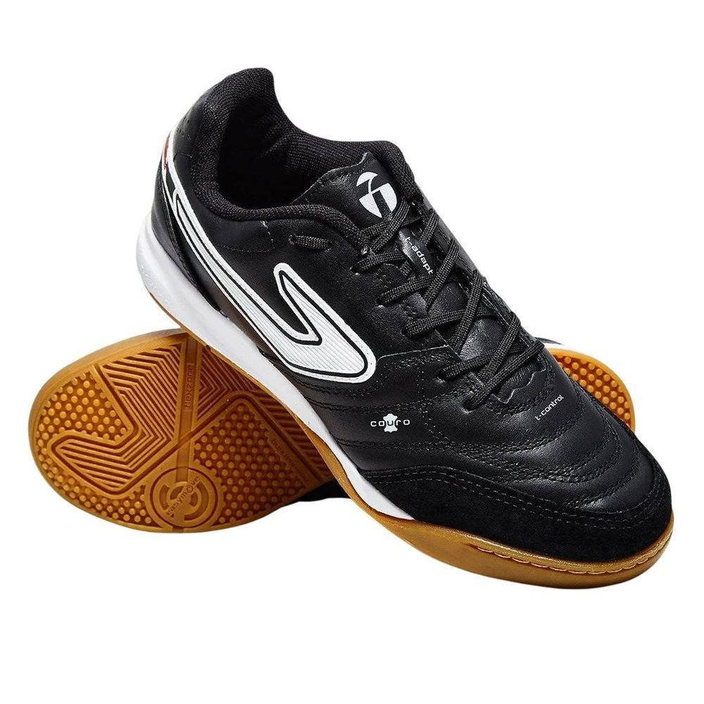 Chuteira Topper Futsal Maestro Pro V Masculina TP05310001 Preto/Branco 3