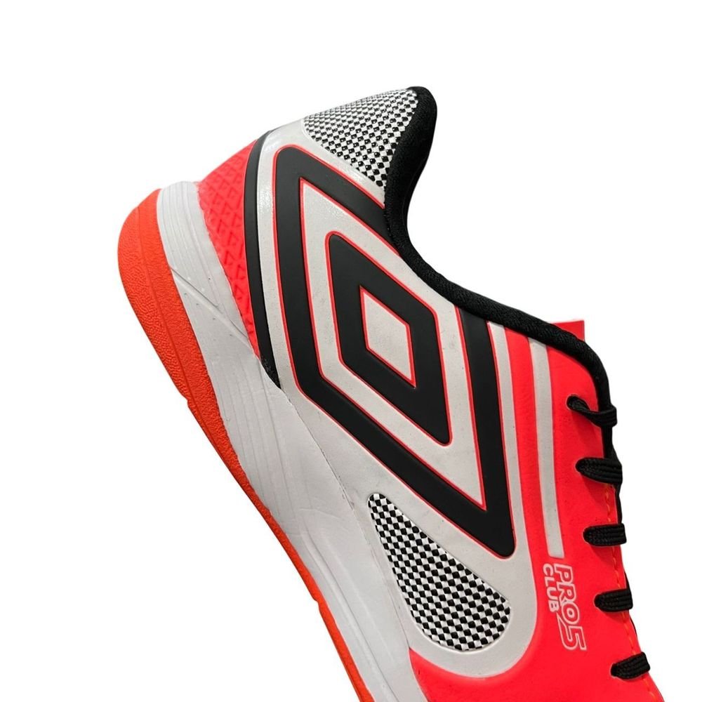 Chuteira Umbro Futsal Pro 5 Bump Club Masculina U01FB042-412 Laranja 4