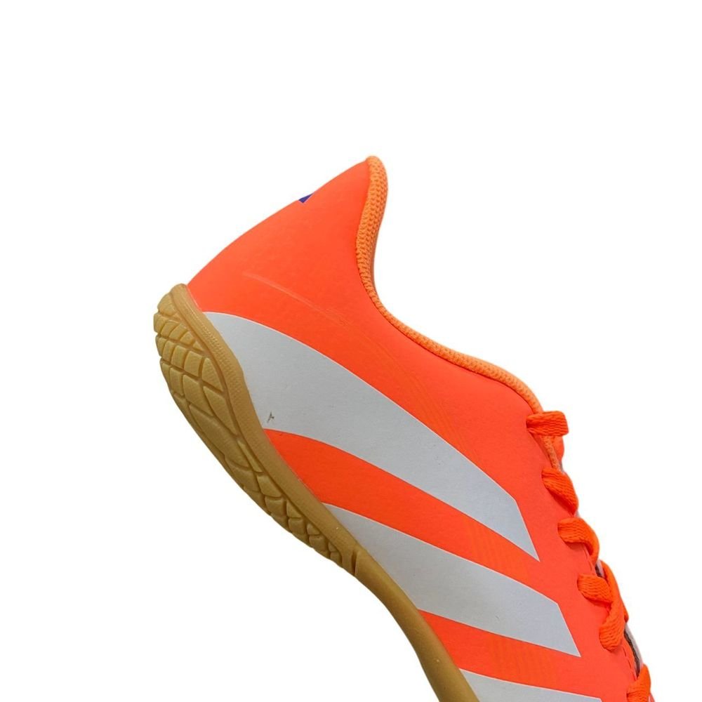 Chuteira Juvenil Adidas Futsal Predator Essentials 25 JI1101 Laranja 4
