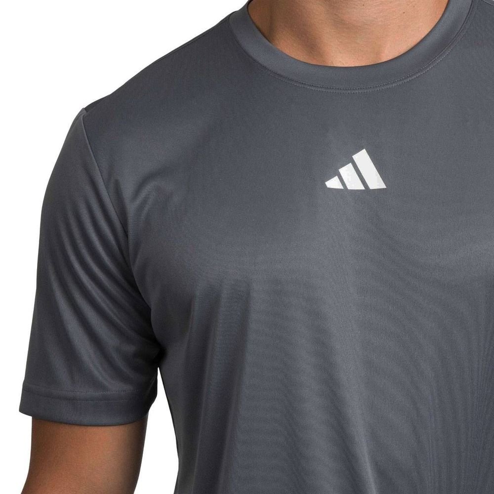 Camiseta Adidas M/C Own The Run Basic Masculino KC5514 Cinza 2