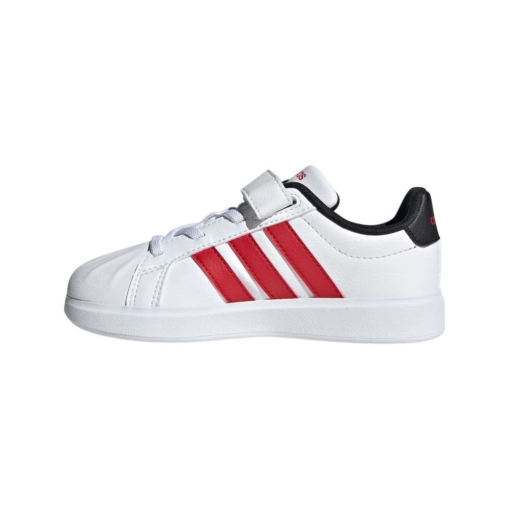 Tênis Juvenil Adidas Street Talk JQ8598 Branco/Vermelho 2