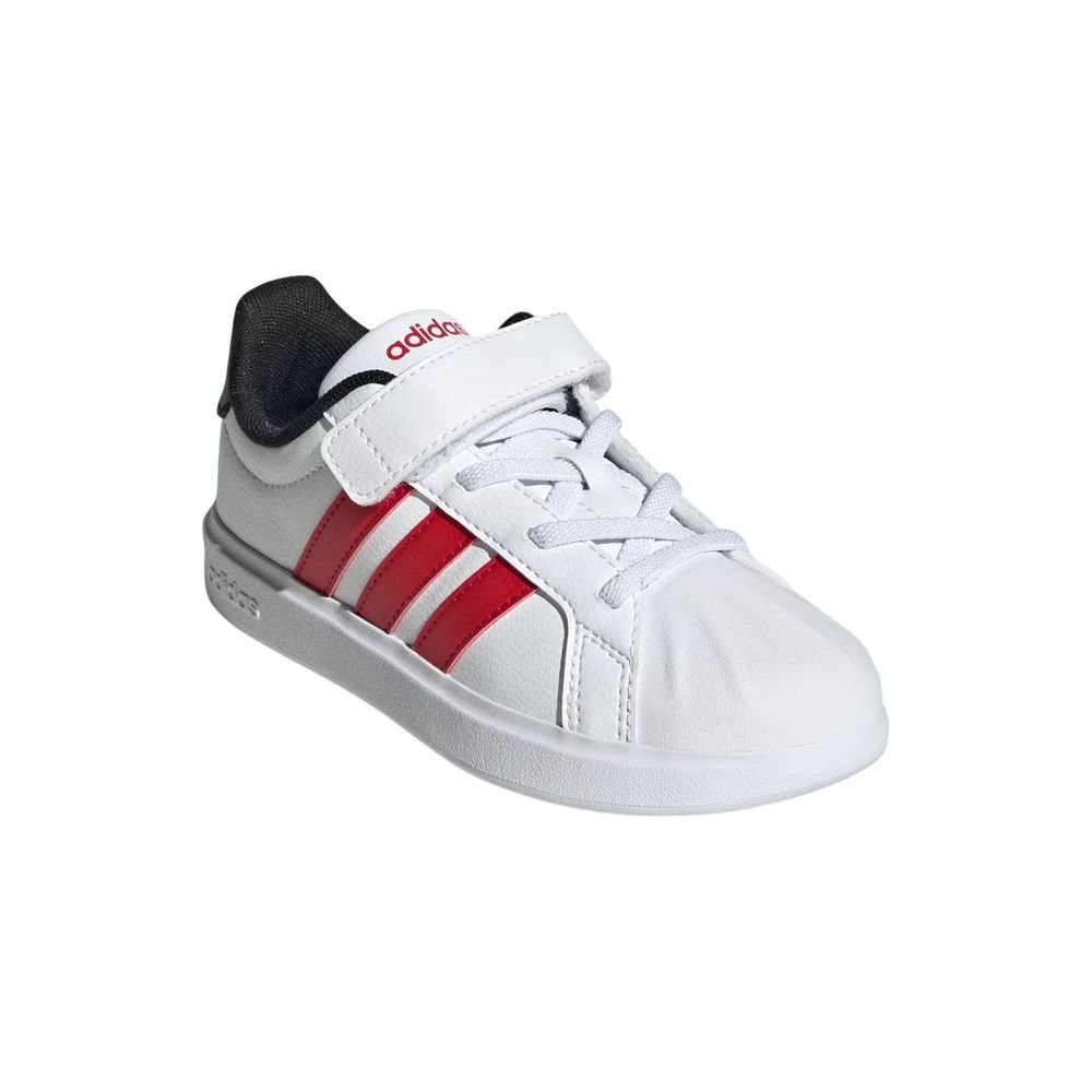 Tênis Juvenil Adidas Street Talk JQ8598 Branco/Vermelho 3