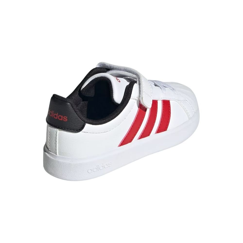 Tênis Juvenil Adidas Street Talk JQ8598 Branco/Vermelho 4