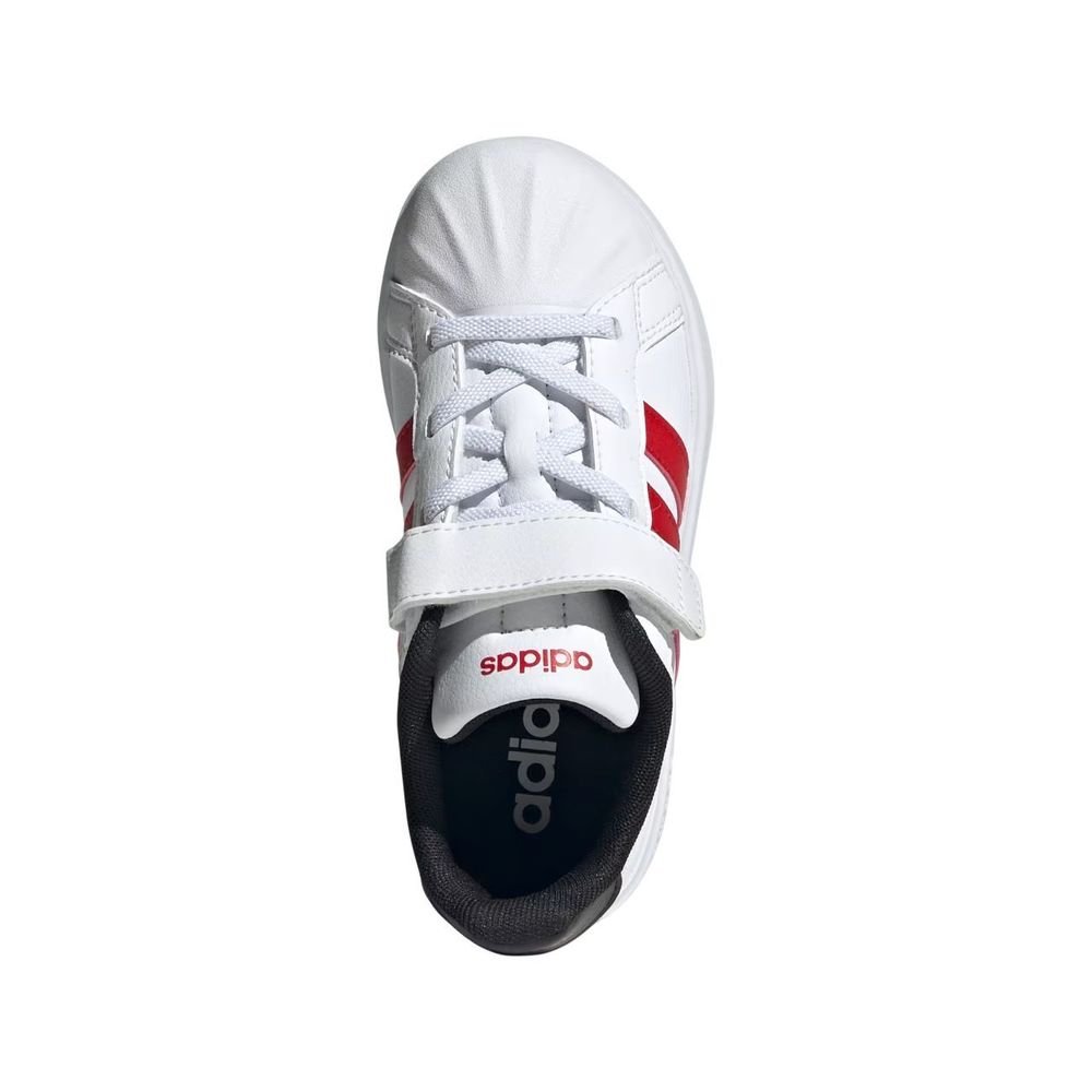 Tênis Juvenil Adidas Street Talk JQ8598 Branco/Vermelho 5