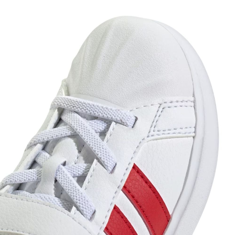 Tênis Juvenil Adidas Street Talk JQ8598 Branco/Vermelho 7