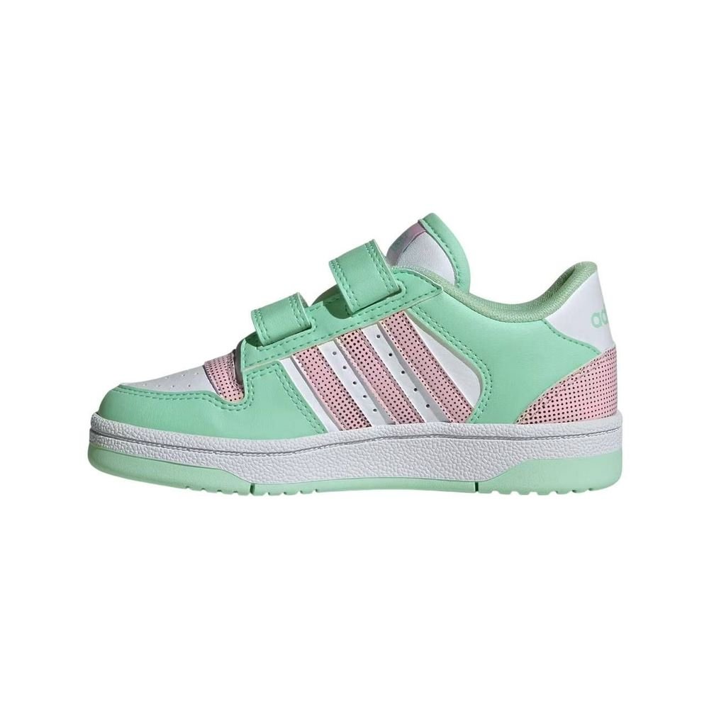 Tênis Juvenil Adidas Break Start El Cf JR9219 Branco/Verde 2