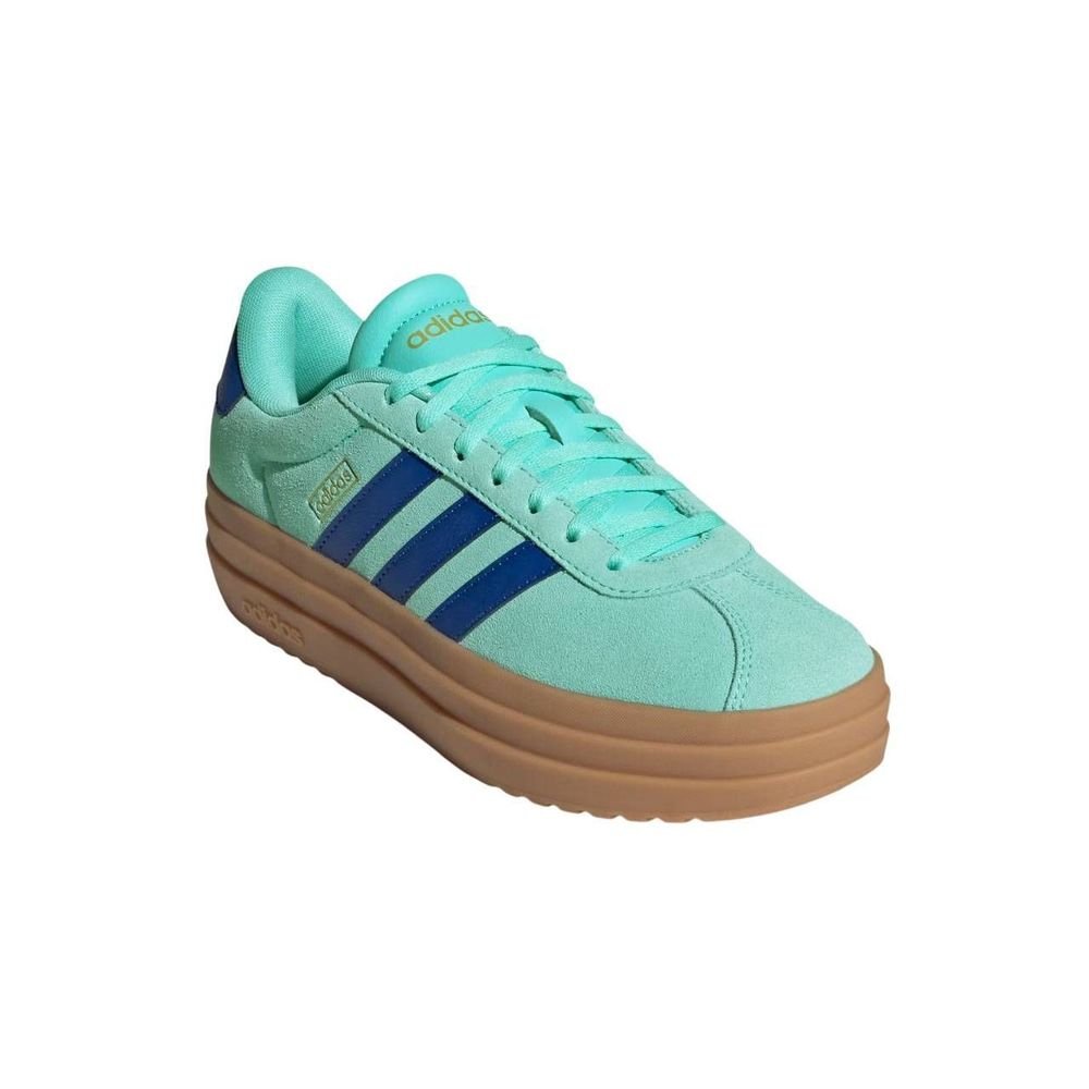 Tênis Adidas VL Court Bold Feminino JS3813 Verde/Azul 4