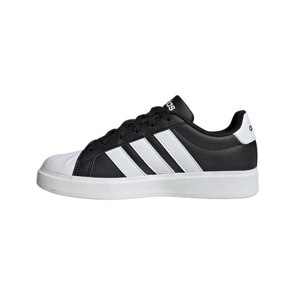 Tênis Juvenil Adidas Street Talk JQ8610 Preto/Branco 2