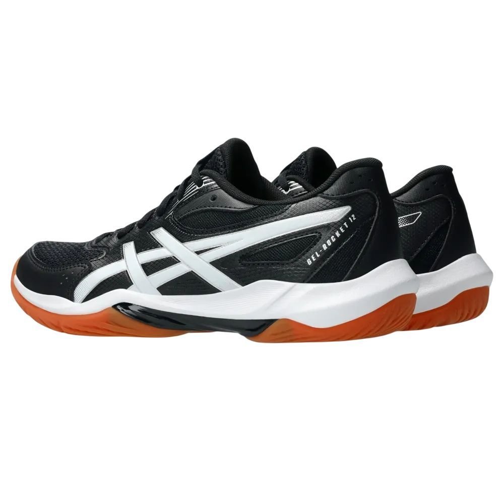Tênis Asics Gel Rocket 12 Feminino 1072A119-001 Preto/Branco 4