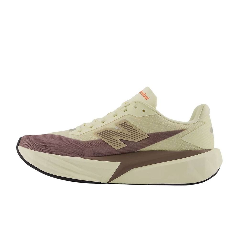 Tênis New Balance Fuelcell Rebel V5 Masculino MFCXLY5 Creme/Marrom 2
