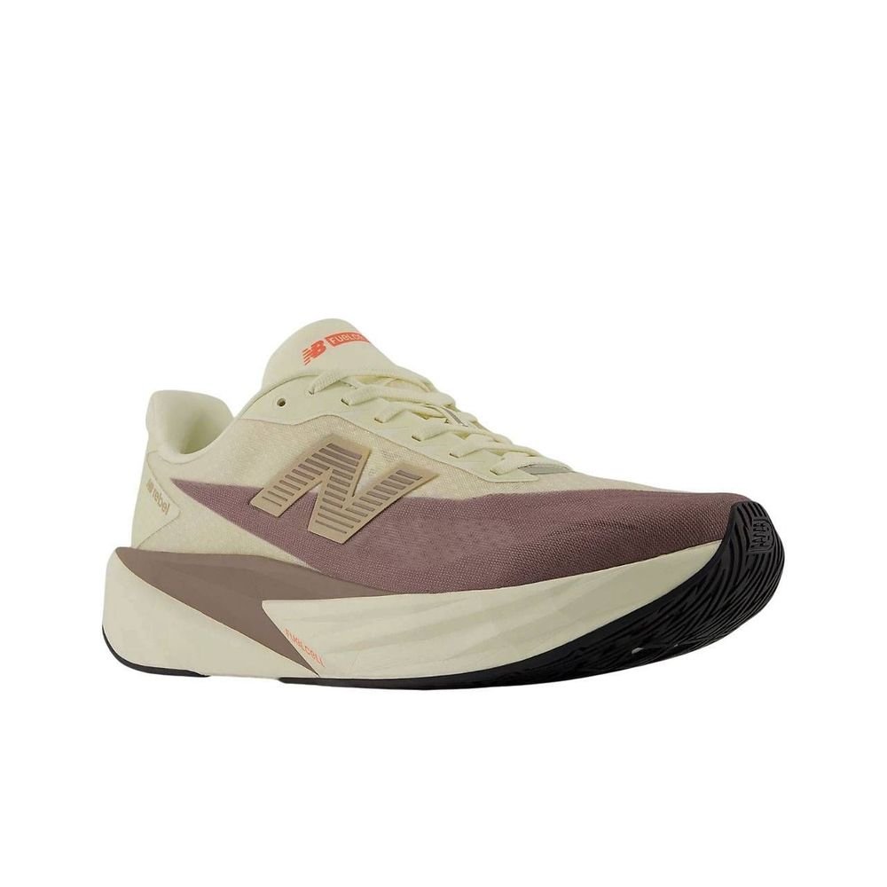 Tênis New Balance Fuelcell Rebel V5 Masculino MFCXLY5 Creme/Marrom 3