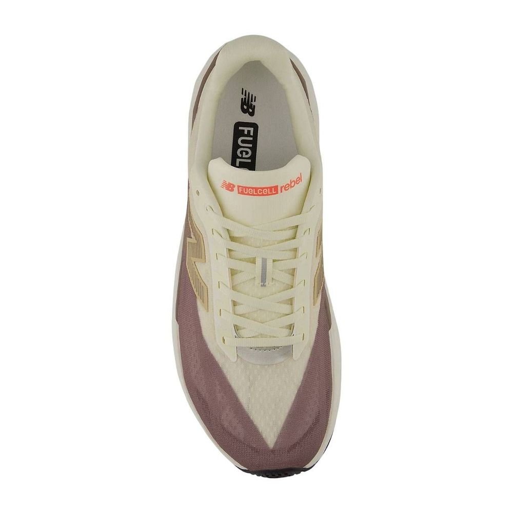 Tênis New Balance Fuelcell Rebel V5 Masculino MFCXLY5 Creme/Marrom 4