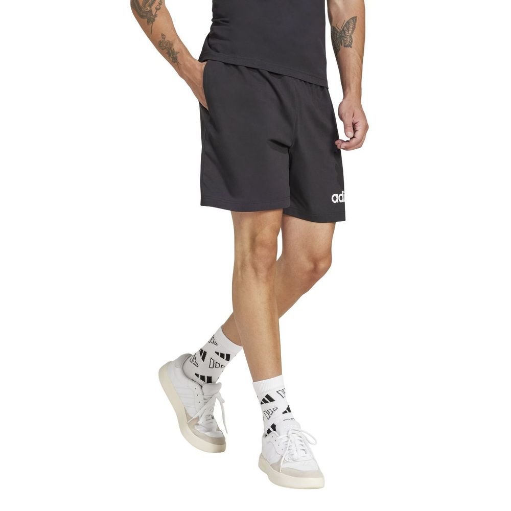 Shorts Adidas Essentials Linear Masculino JE9012 Preto 4