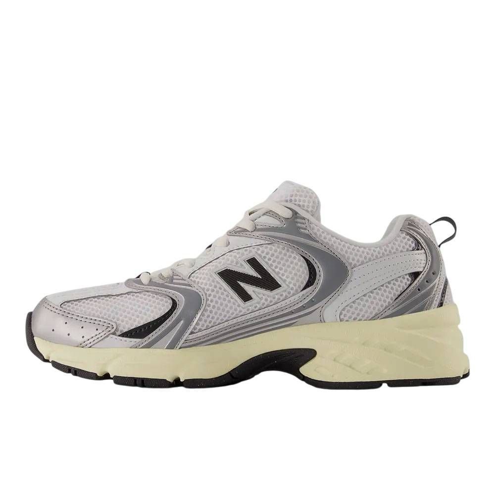 Tênis New Balance 530 Unissex U530ESA Branco/Prata 2