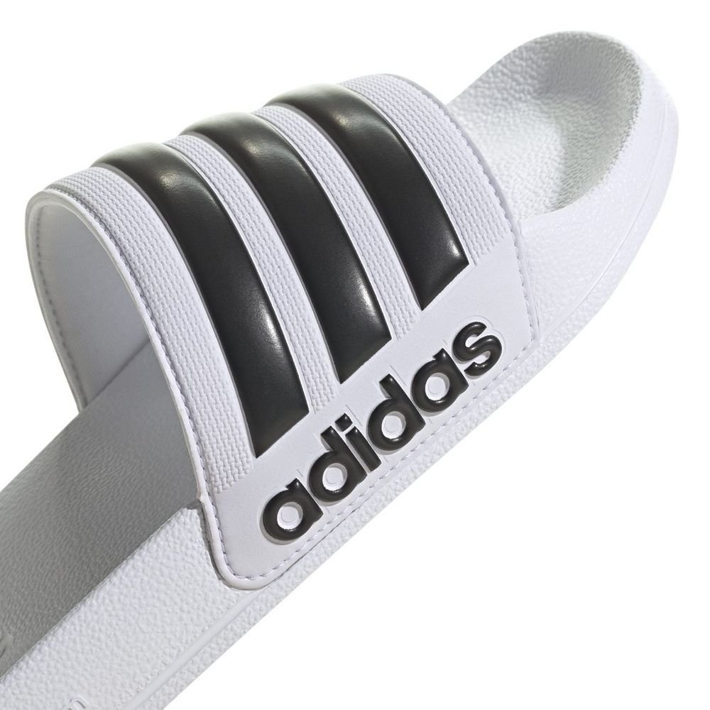 Chinelo Adidas Adilette Shower Unissex GZ5921 Branco/Preto 7