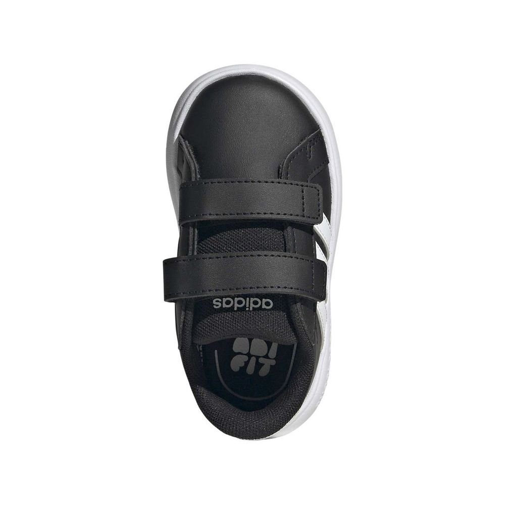 Tênis Infantil Adidas Grand Court 3.0 Bubble KI3234 Preto/Branco 5