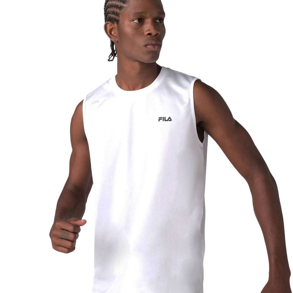 Regata Fila Myler Masculina F11AT00727-172 Branco 2