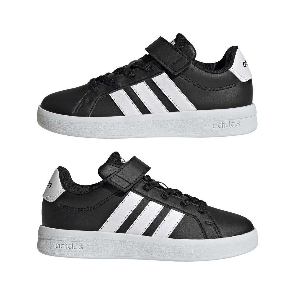 Tênis Infantil Adidas Grand Court 3.0 HP3533 Preto/Branco 5
