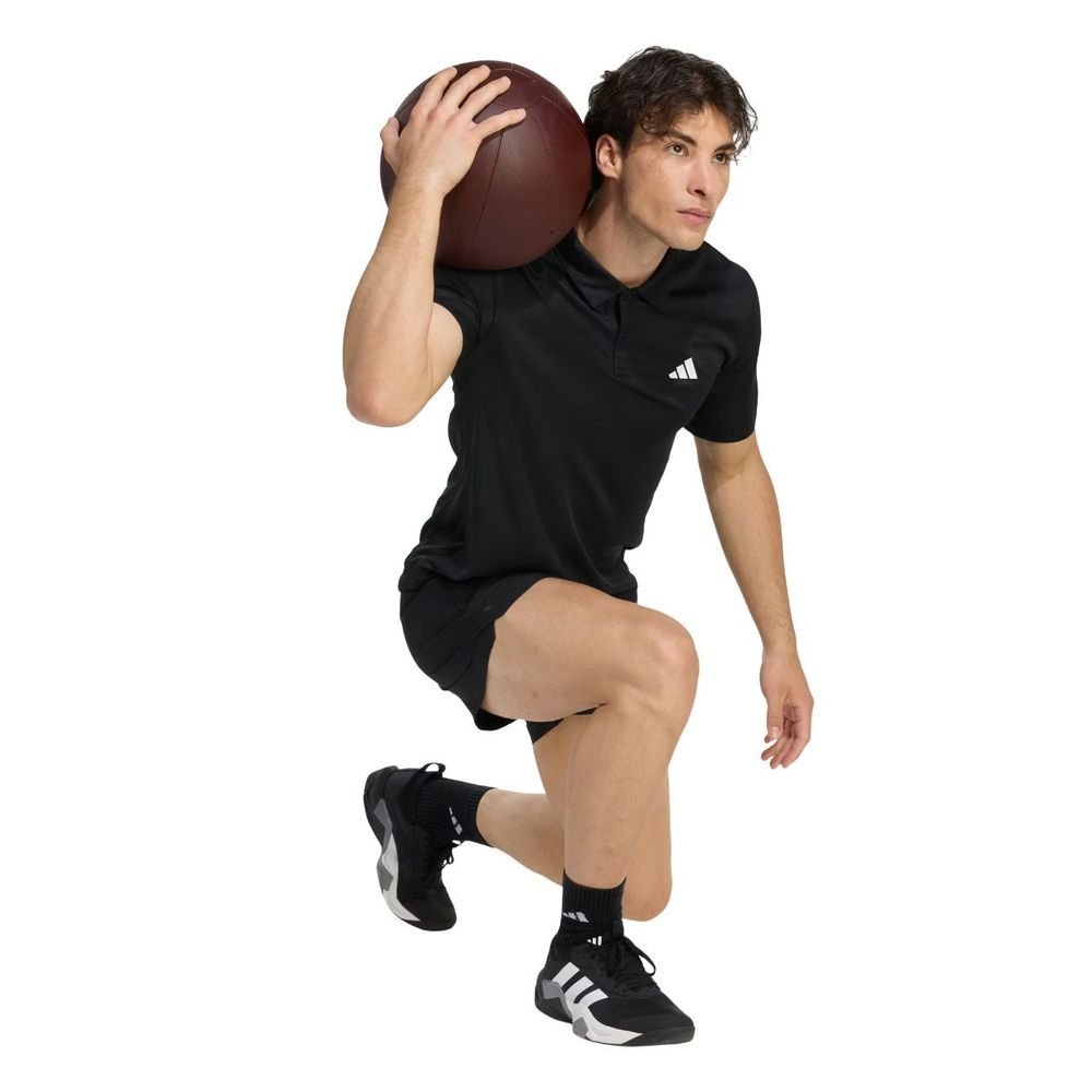 Camisa Adidas Polo Base Masculina KA3563 Preto 6