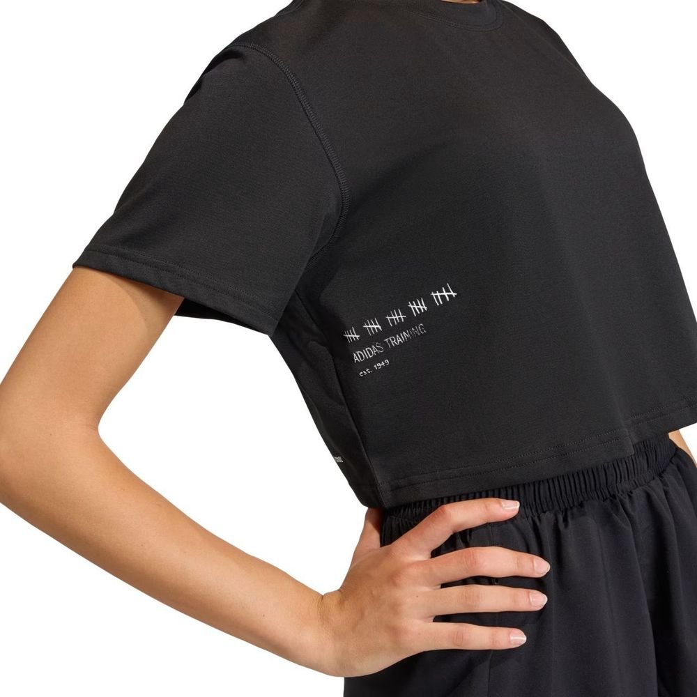 Camiseta Adidas M/C Power Feminina KB9396 Preto 5