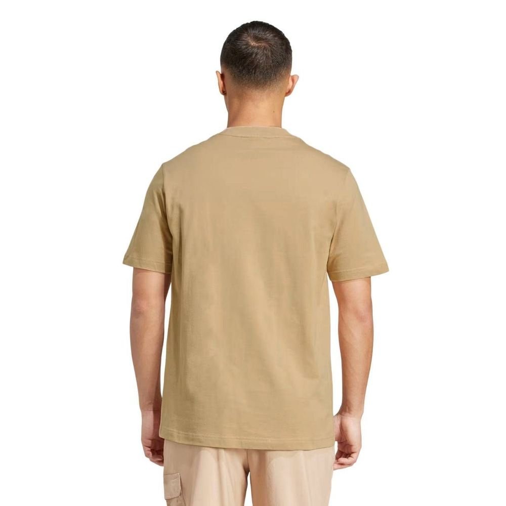 Camiseta Adidas M/C Small Logo Masculina JX5657 Bege 2