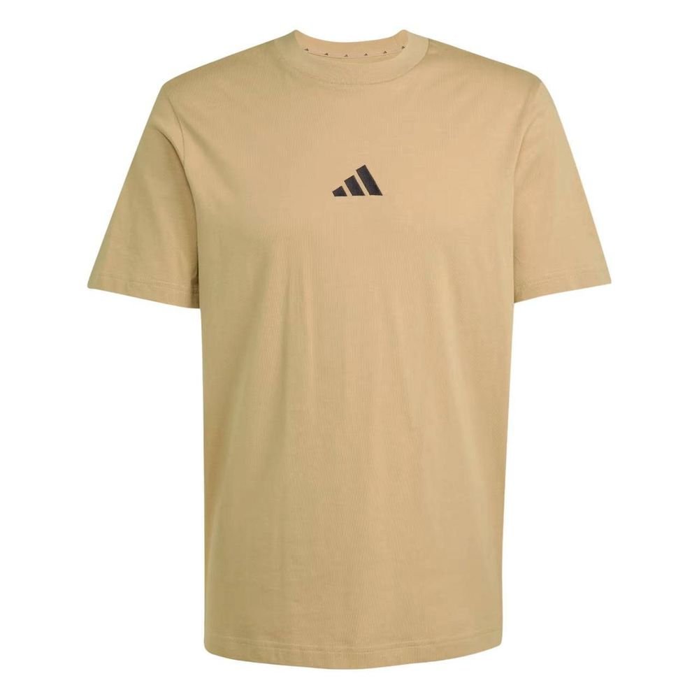 Camiseta Adidas M/C Small Logo Masculina JX5657 Bege